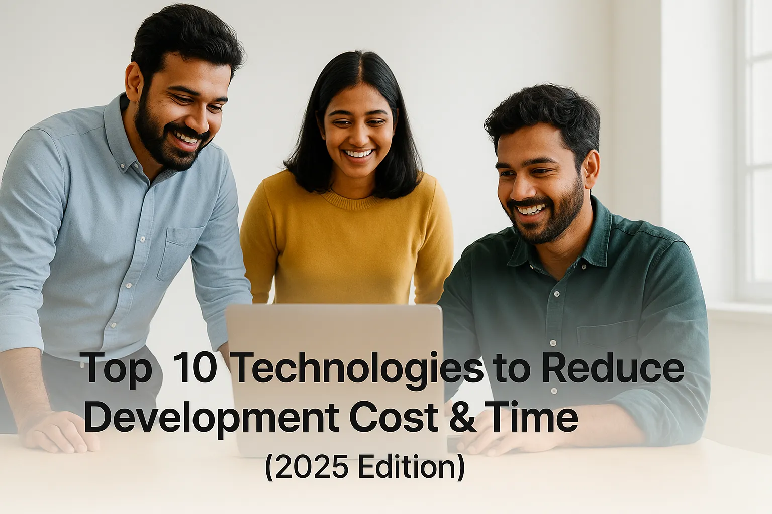 Top 10 technologies we use to reduce development cost time 2025 edition