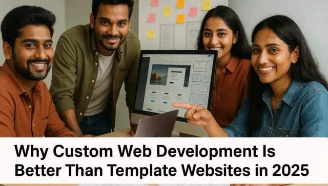 Why custom web development is better than template websites in 2025