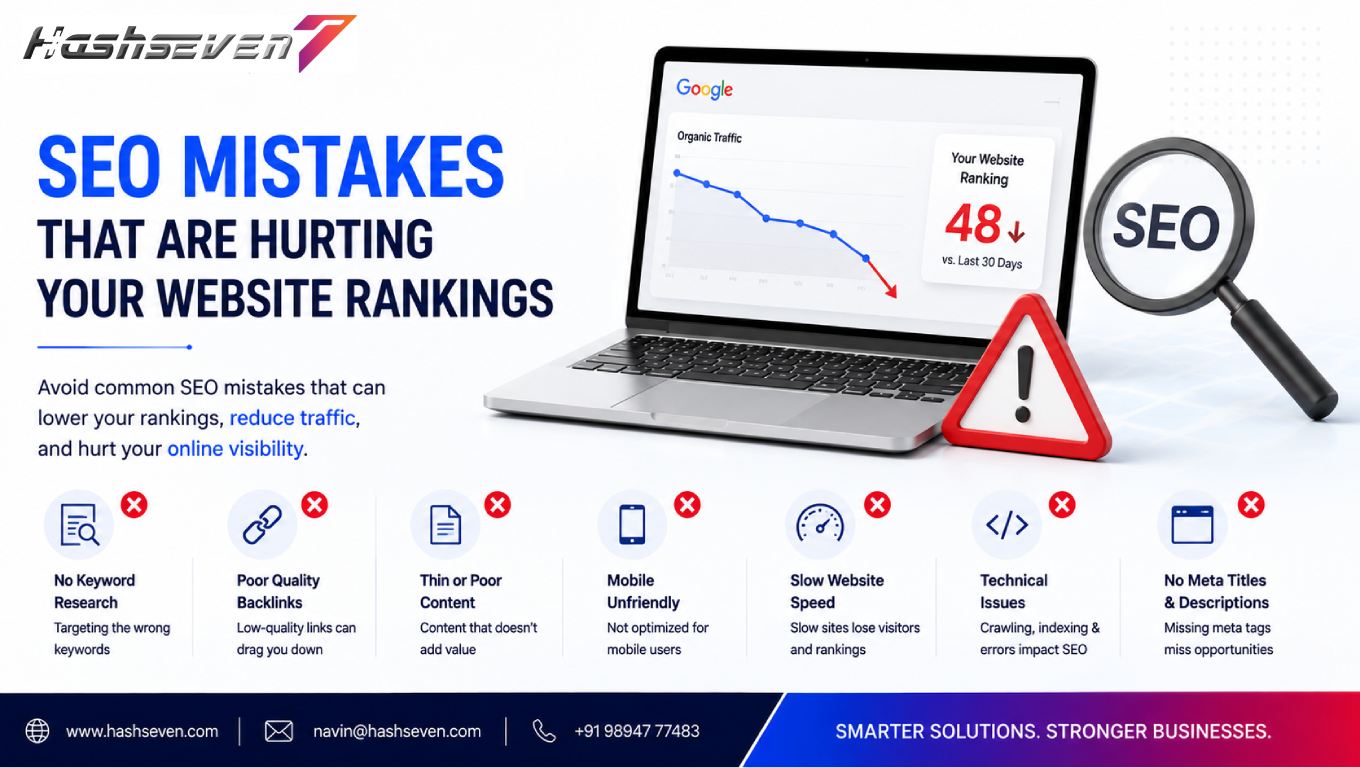 Common seo mistakes that can hurt website rankings