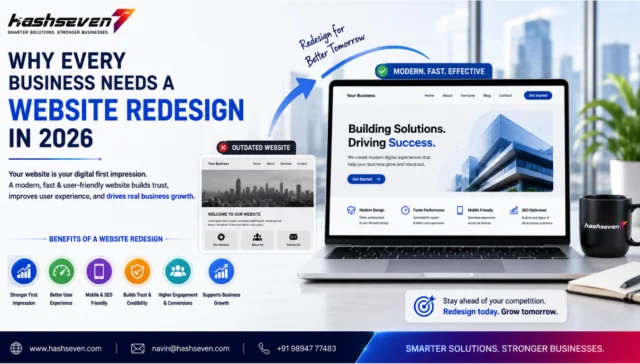 Website redesign services showcasing responsive web design, seo optimization, website speed improvements, user experience enhancements, and modern business website development.