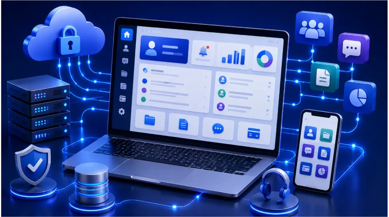 New Project 5 Customer portal development for business communication and service