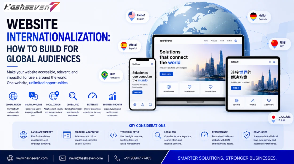 Website internationalization strategy for global audiences