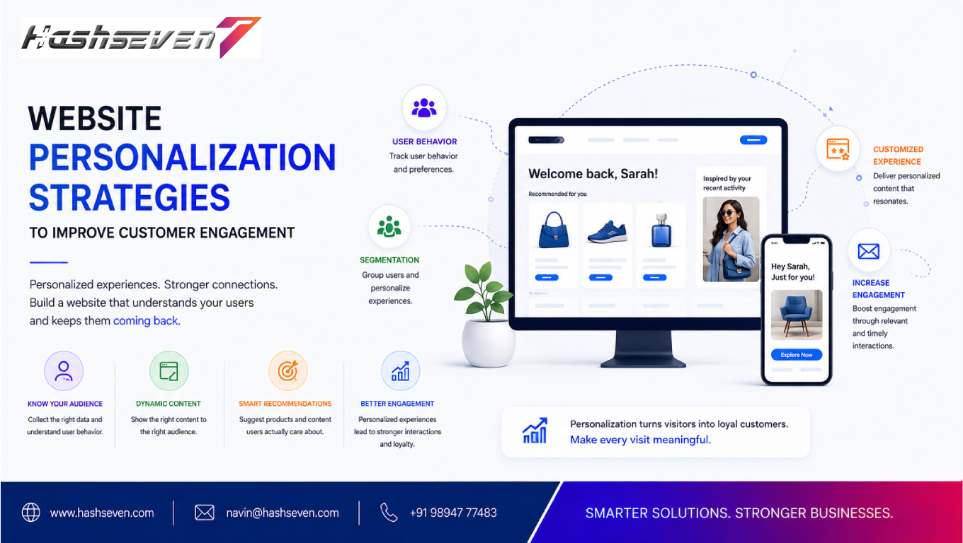 Website personalization strategies for improving customer engagement