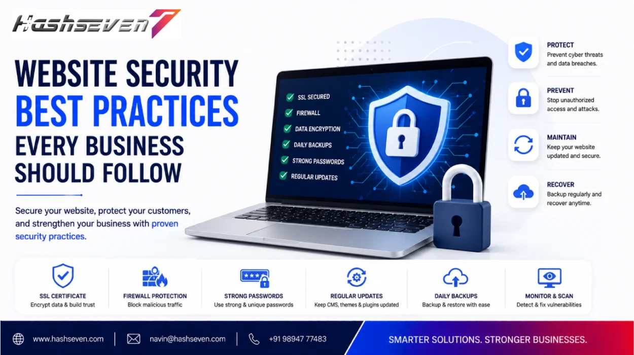 Website security best practices for protecting business websites