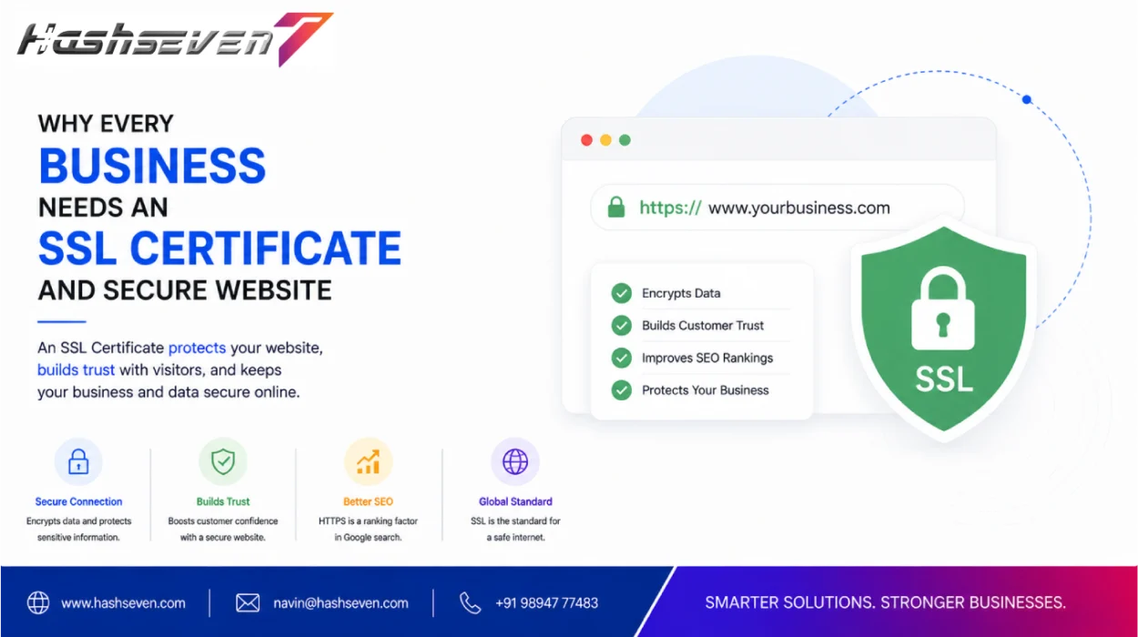 Why Every Business Needs An Ssl Certificate And Secure Website Ssl certificate for website security and https protection