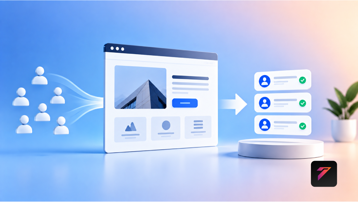 landing page development for generating qualified leads