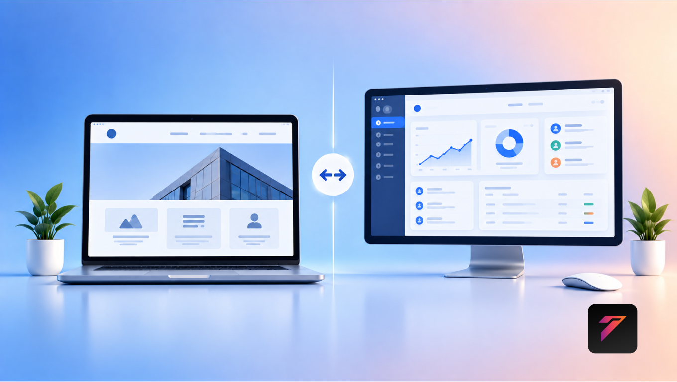 web application vs website comparison for business technology