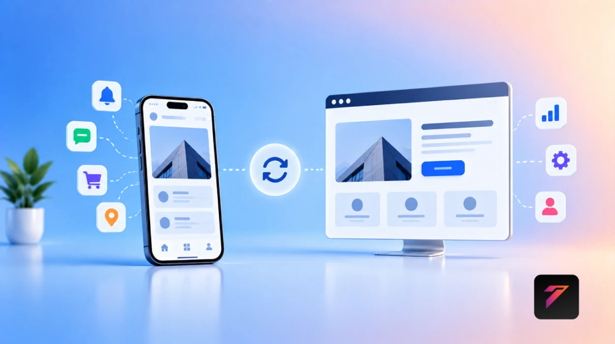 Why Mobile App Integration Matters for Modern Business Websites mobile app integration connecting a business website with mobile applications and digital systems