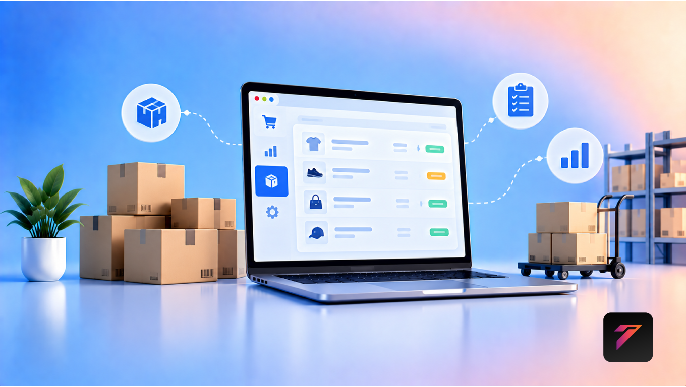 How Inventory Management Integration Improves E commerce Operations inventory management integration connecting e-commerce, warehouse, and stock systems