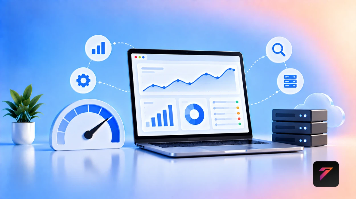 website performance monitoring dashboard for business website performance